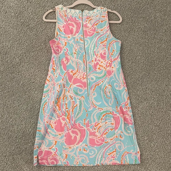 Lilly Pulitzer Jellies Be Jammin White Lace Gabby Shift Dress - Picture 8 of 10